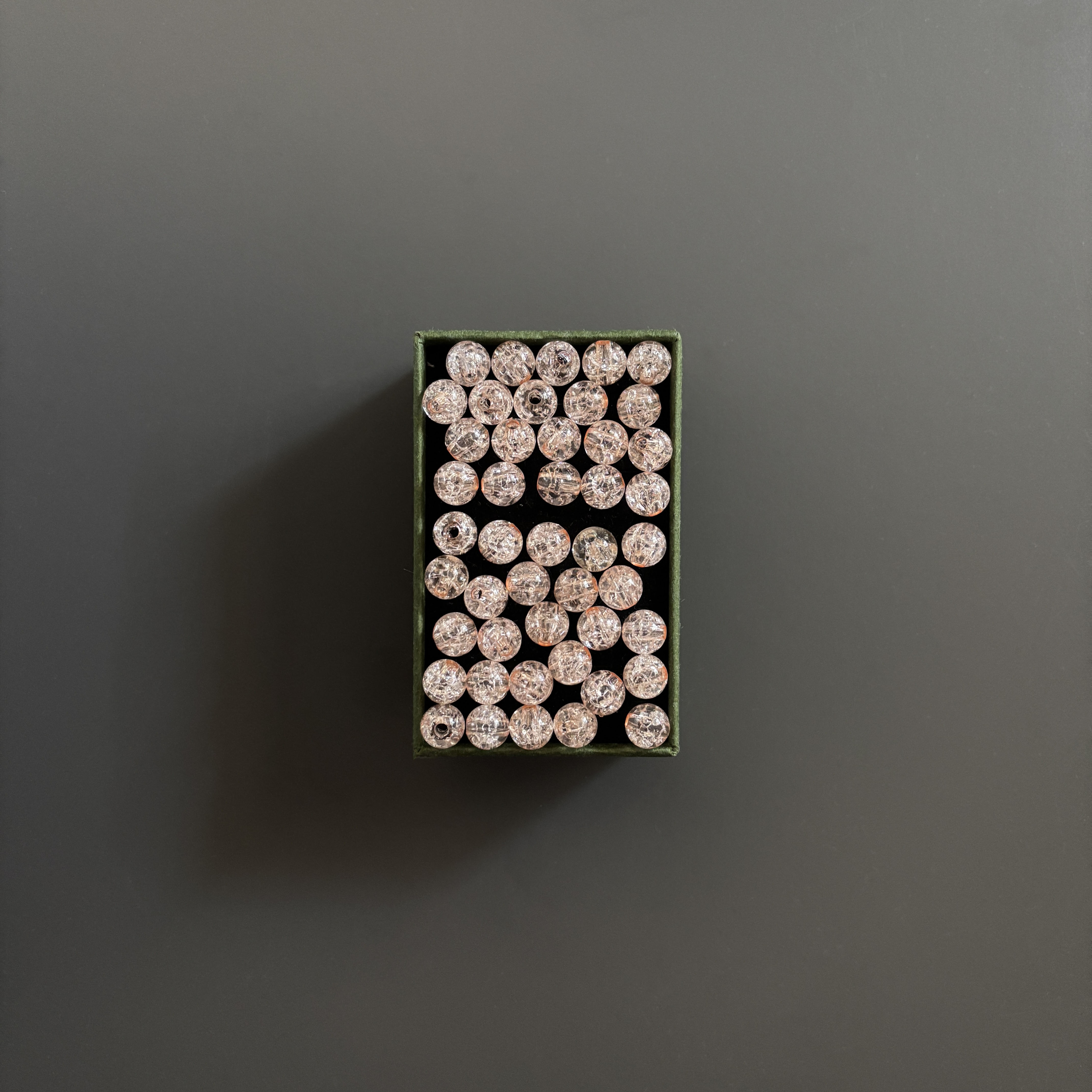 Rosa cristal para rosario personalizado